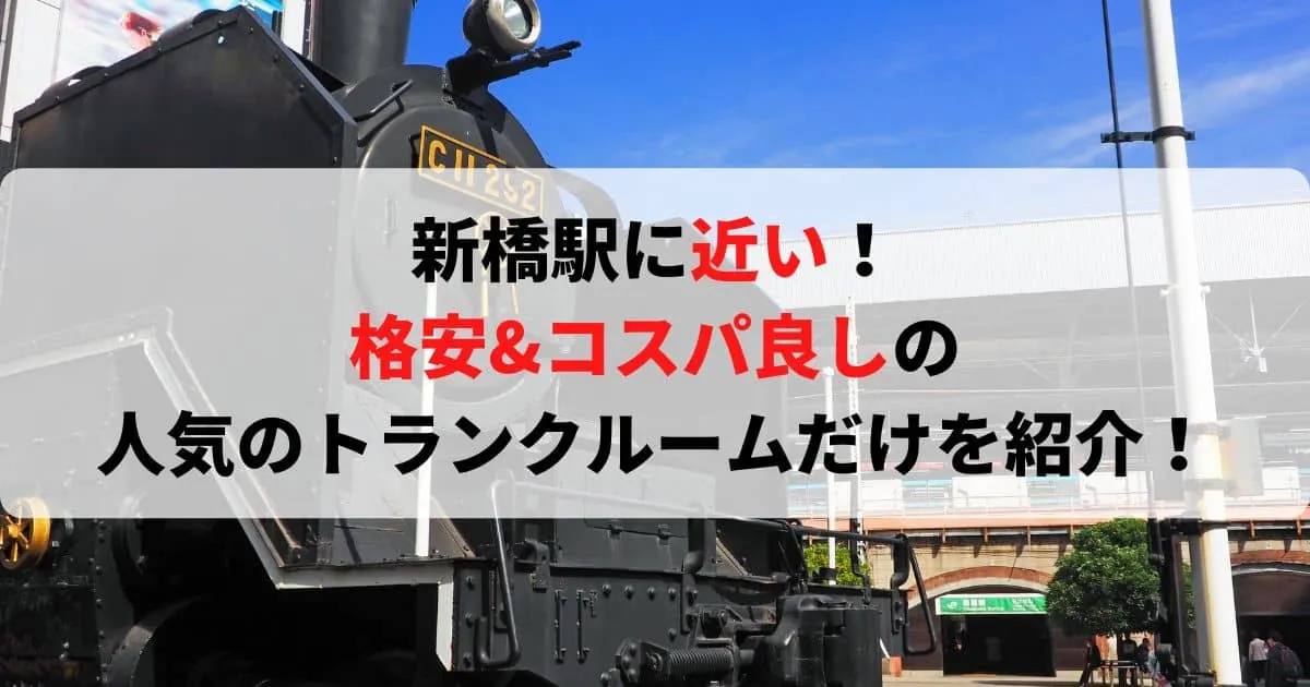 新橋駅に近い格安トランクルーム