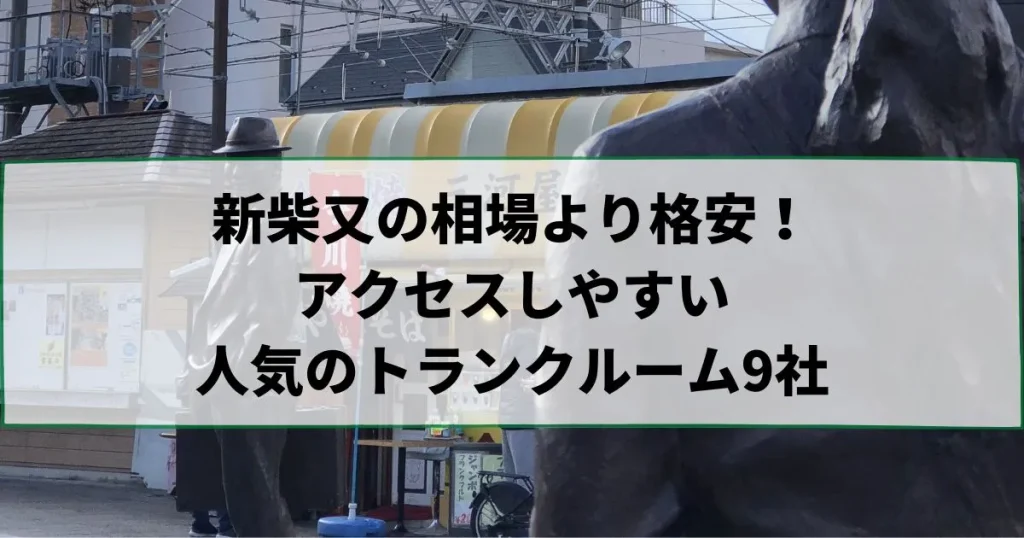 新柴又の相場より格安！おススメトランクルームランキング